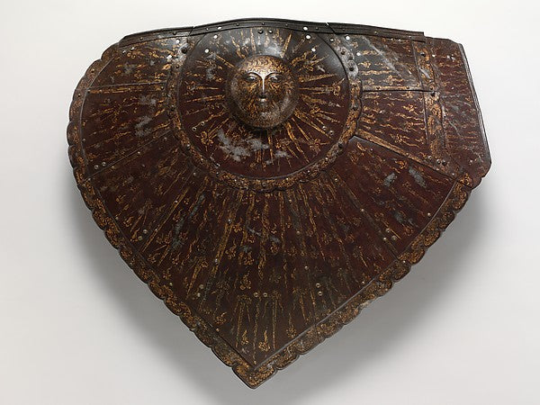 Side Panel of a Flank Defense  from a Horse Armor c1490–1500,  Poster Print Wall Art