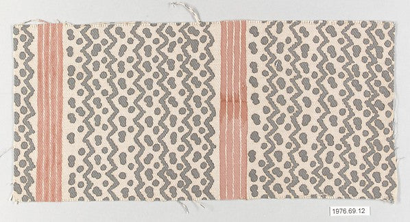 :"Tapa with Stripe" Textile sample -16x12"(A3) Poster