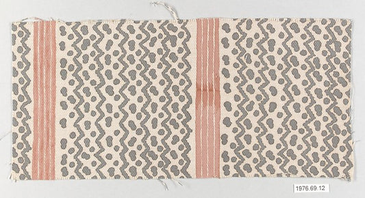 :"Tapa with Stripe" Textile sample -16x12"(A3) Poster