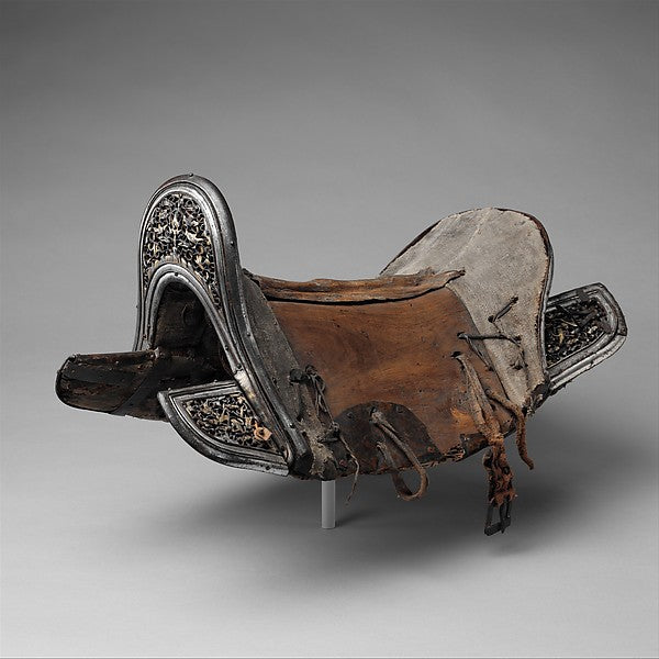 Saddle possibly 17th–18th cent,16X12