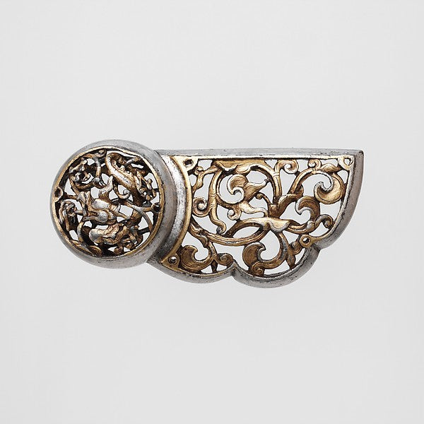 Decorative Fitting from a Crupper Strap 17th–18th cent,16X12