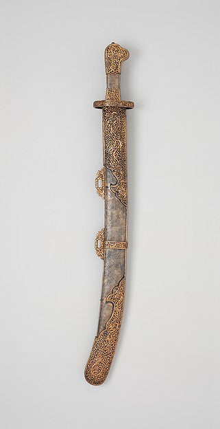 Sword and Scabbard probably 19th–early 20th cent,16X12"(A3) Poster