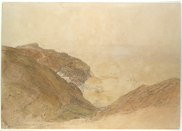 View of Clovelly  Devon c1848–49-Samuel Palmer,  Poster Print Wall Art