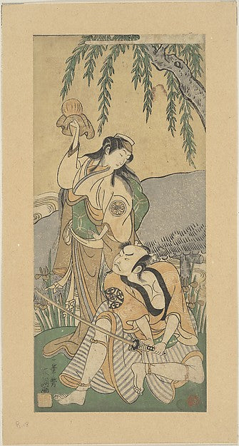 Scene from a Drama 1769-Ippitsusai Bunch?,  Poster Print Wall Art