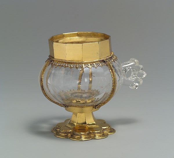 :Cup with Gilded-Silver Mounts 1375–1400-16x12