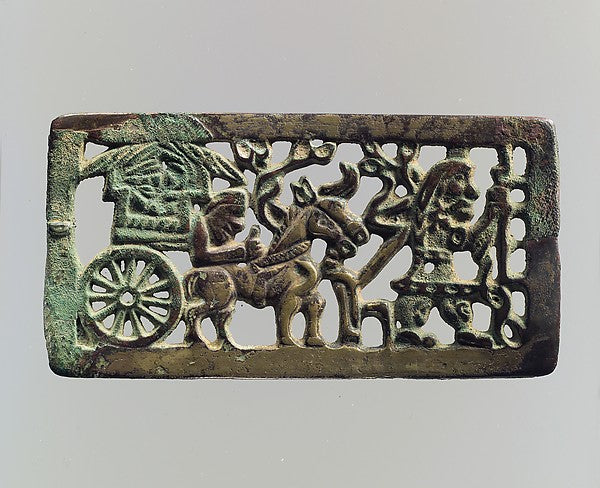 Plaque with Horse Carriage 2nd–1st cent B.C.,16x12"(A3)Poster