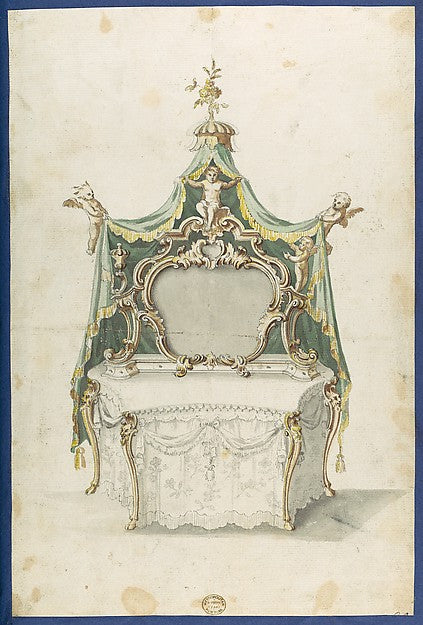 Toilet Table  from Chippendale Drawings  Vol. II 1760-Thomas C,16x12