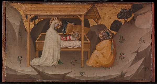 Puccio di Simone:The Nativity c1350-16x12"(A3) Poster