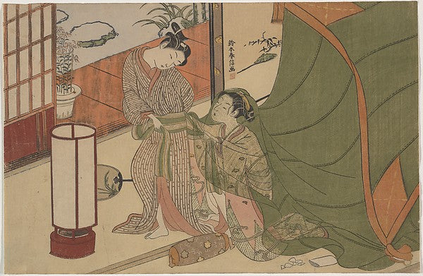 Parting of Lovers: The Morning After c1765–70-Suzuki Harunobu,  Poster Print