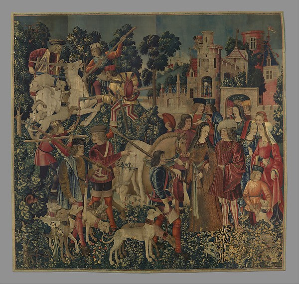 :The Unicorn is Killed and Brought to the Castle 1495–1505-16x12"(A3) Poster