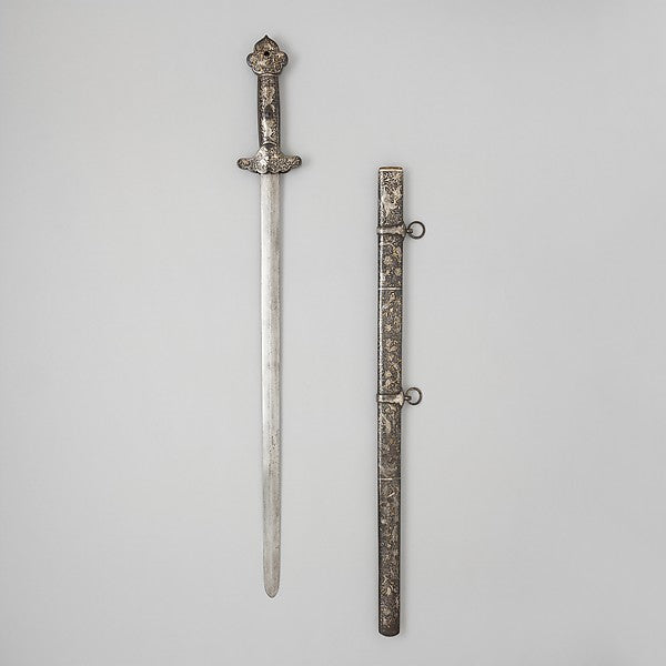 Sword with Scabbard 16th–19th cent,  Poster Print Wall Art