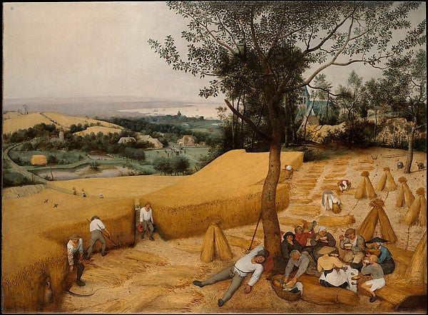 Pieter Bruegel the Elder c1525–1569 Brussels):The Harvesters-16x12"(A3) Poster