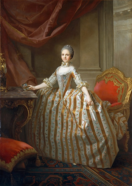 Laurent Pécheux:Maria Luisa of Parma  Later Queen of Spain 1-16x12"(A3) Poster