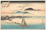 ,Geese Flying Down to Katada-Utagawa Hiroshige 179,16x12"(A3) Poster