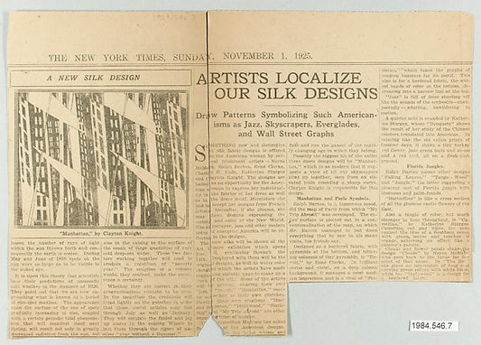 :from The New York Times Sunday November 1 1925 entitled "Ar-16x12"(A3) Poster