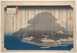 ,Evening Rain on the Karasaki Pine-Utagawa Hiroshig,16x12"(A3) Poster