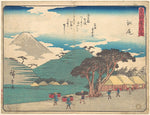 ,Ejiri c1838-Utagawa Hiroshige  1797–1858 Tokyo ),16x12"(A3) Poster