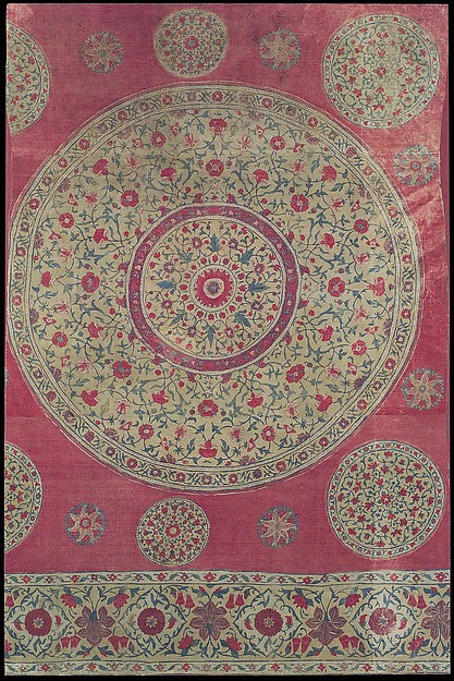 :Panel of a Tent Lining 1700–1740-16x12"(A3) Poster