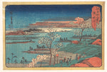 ,Gotenyama-no Hana-Utagawa Hiroshige 1797–1858 Tokyo,16x12"(A3) Poster