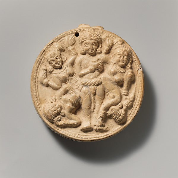 Auspicious Emblem with Five Revelers 1st–2nd cent,16x12"(A3)Poster