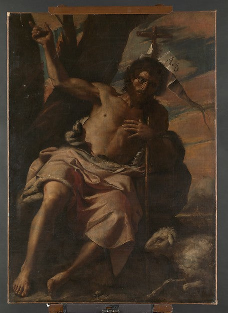Mattia Preti:Saint John the Baptist Preaching c1650-16x12"(A3) Poster