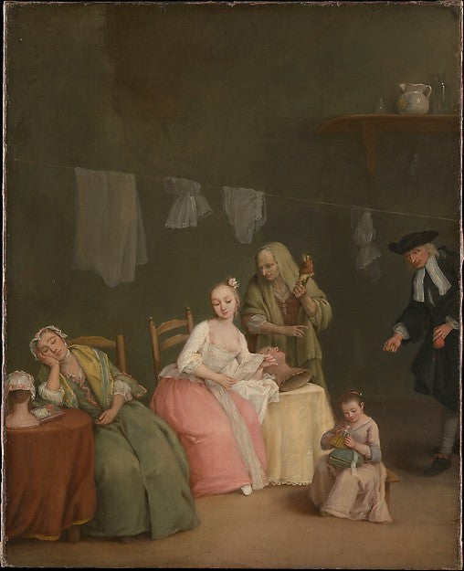Pietro Longhi:The Letter 1746-16x12"(A3) Poster