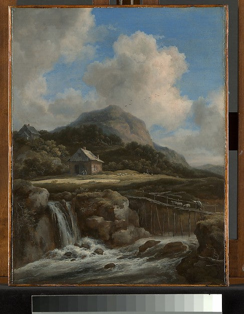 Jacob van Ruisdael:Mountain Torrent 1670s-16x12"(A3) Poster