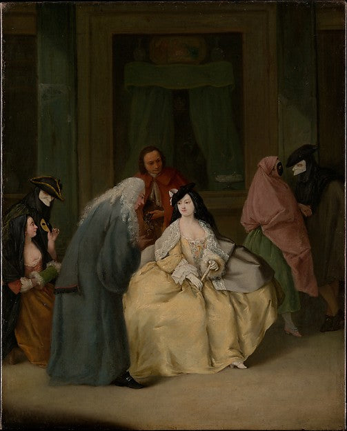 Pietro Longhi:The Meeting 1746-16x12"(A3) Poster