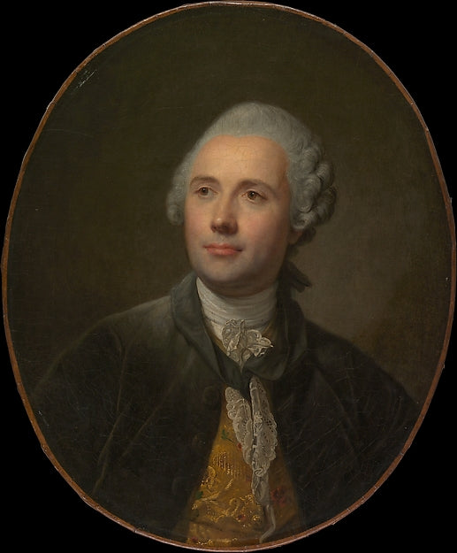Jean-Baptiste Greuze:Jean Jacques Caffiéri c1765-16x12"(A3) Poster