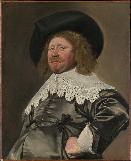Frans Hals:Portrait of a Man Possibly Nicolaes Pietersz Duys-16x12"(A3) Poster