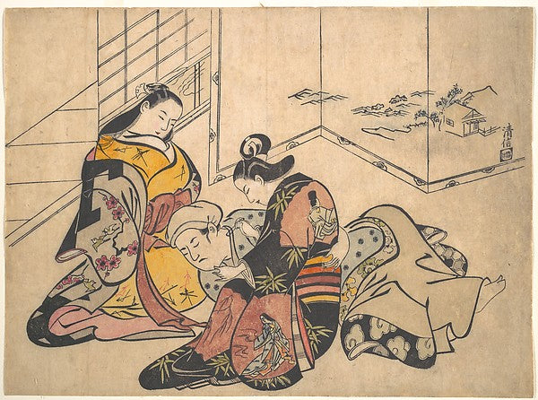 Print 1703-Torii Kiyonobu,  Poster Print Wall Art