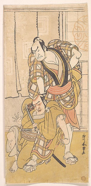 Scene from a Play c1780-Katsukawa Shunj?,  Poster Print Wall Art