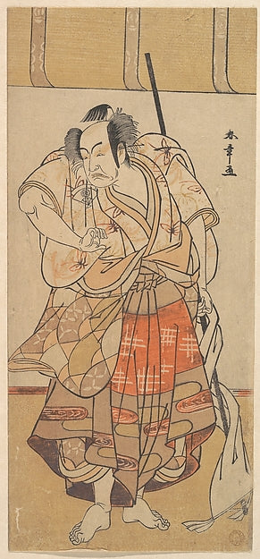 The First Onoe Kikugoro as an Angry Man c1772-Katsukawa Shunsh,  Poster Print Wall Art