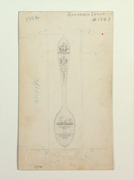 Souvenir Spoon #1343 c1909-Tiffany & Co., Poster Print - Wall Art