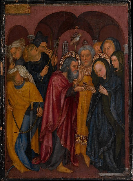 Michelino da Besozzo:The Marriage of the Virgin c1430-16x12"(A3) Poster