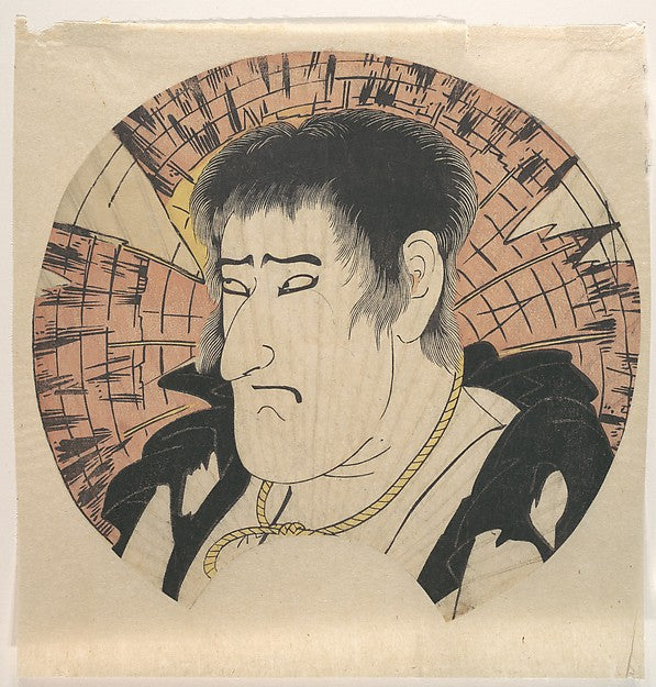 Head of an Unidentified Actor as a countryman in Rags c1793-Ka,  Poster Print