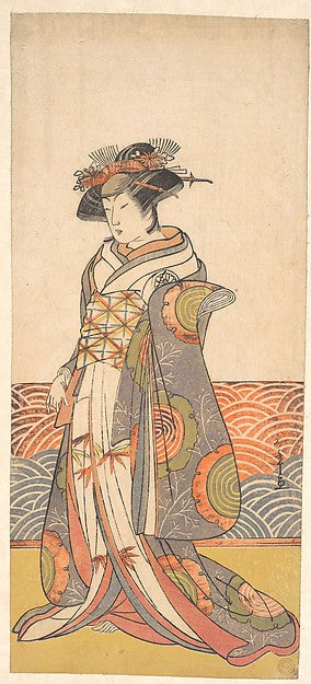 The Third Segawa Kikunojo as a Woman Standing in a Room Having,  Poster Print