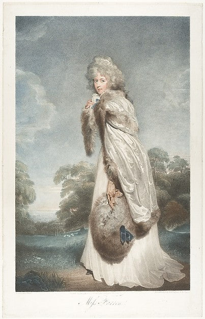 Miss Elizabeth Farren  Countess of Derby 1792-Francesco Bartol,  Poster Print Wall Art