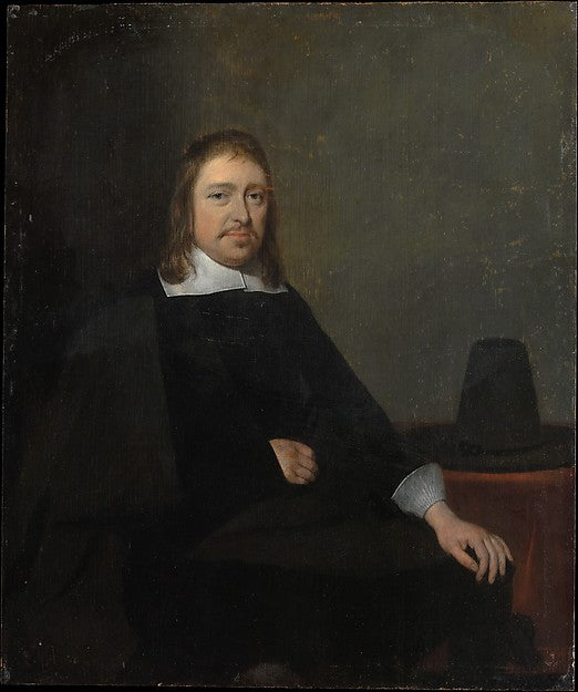 Gerard ter Borch the Younger:Portrait of a Seated Man late 1-16x12"(A3) Poster