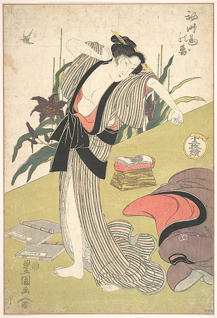 The First Visit of the Cuckoo-Utagawa Toyokuni I,  Poster Print