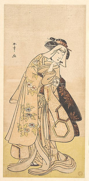 The Fourth Iwai Hanshiras a Woman c1779-Katsukawa Shunsh, 16x12"(A3) Poster