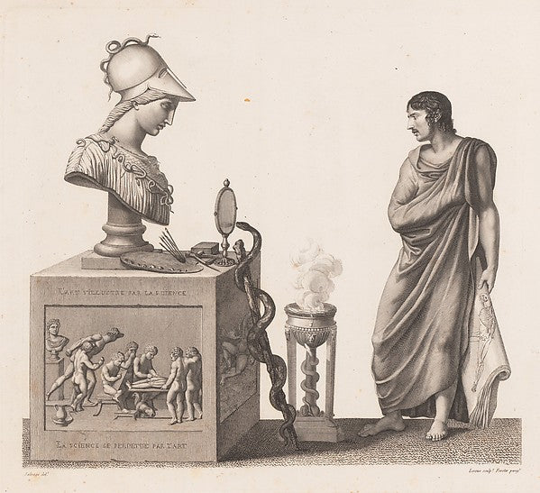 Anatomie du gladiateur combattant applicable aux beaux arts  o, Poster Print
