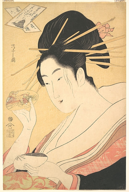 ,Matching Shells,from the series Modern Parodies,Classic Ming China Image,16x12"(A3) Poster