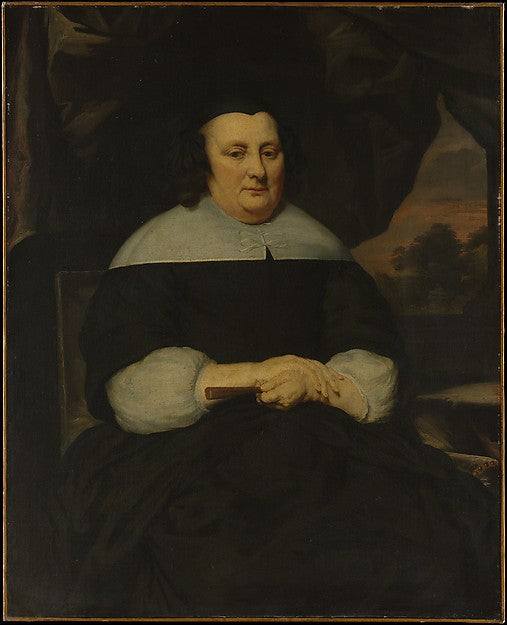 Nicolaes Maes:Portrait of a Woman c1665–70-16x12"(A3) Poster