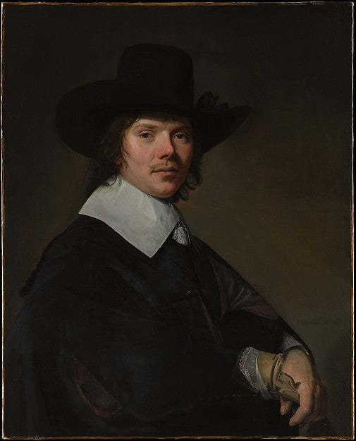 Johannes Verspronck:Portrait of a Man 1645-16x12"(A3) Poster