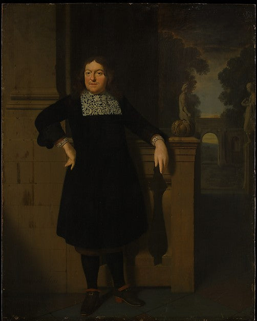Pieter van Slingelandt:Johan Hulshout c1670 or slightly late-16x12"(A3) Poster