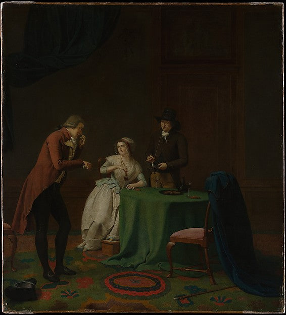 Jan Ekels the Younger:Conversation Piece probably 1791-16x12"(A3) Poster