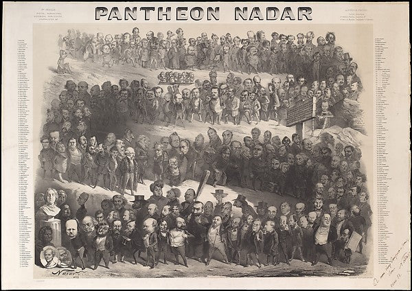 Nadar's Pantheon  1854-Nadar,16x12