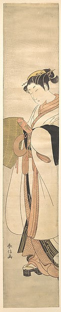 Young Purple probably 1770-Suzuki Harunobu,  Poster Print