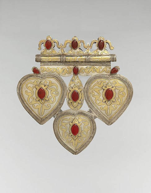 :Triple Cordiform Pendant late 19th–early 20th century-16x12"(A3) Poster